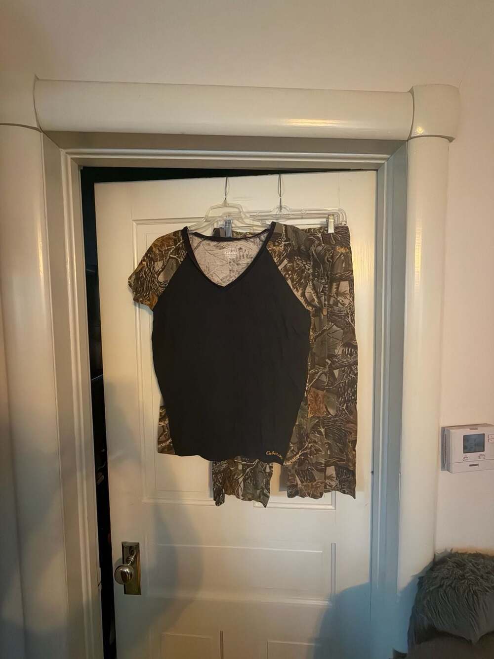 Cabela's Camo Pajama Set Size Large Regular 100% Cotton